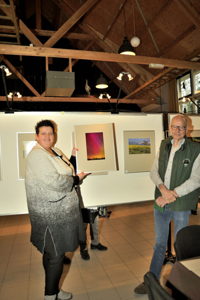 Fototentoonstelling 2025 - Trudy groen Magisch noorderlicht