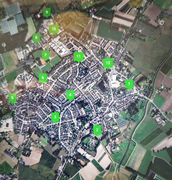 Locaties MUS tellingen Rijsbergen 2026